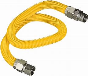 Gas Connector 18" in M/F